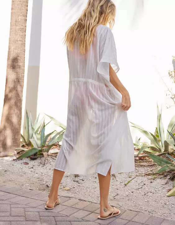 Aerie Front Tie Open Maxi Cape - Image 2