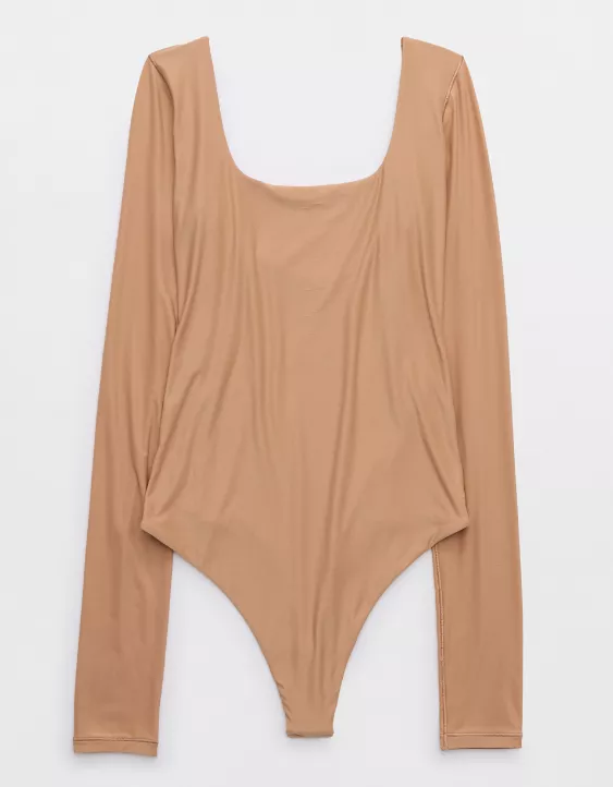 Aerie SMOOTHEZ Long Sleeve Bodysuit - Image 3