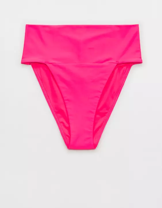 Aerie Banded High Cut Cheeky Bikini Bottom - Image 3