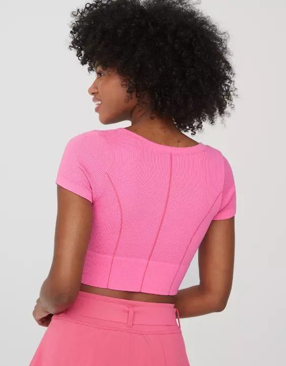 OFFLINE By Aerie Seamless Corset T-Shirt - Image 2