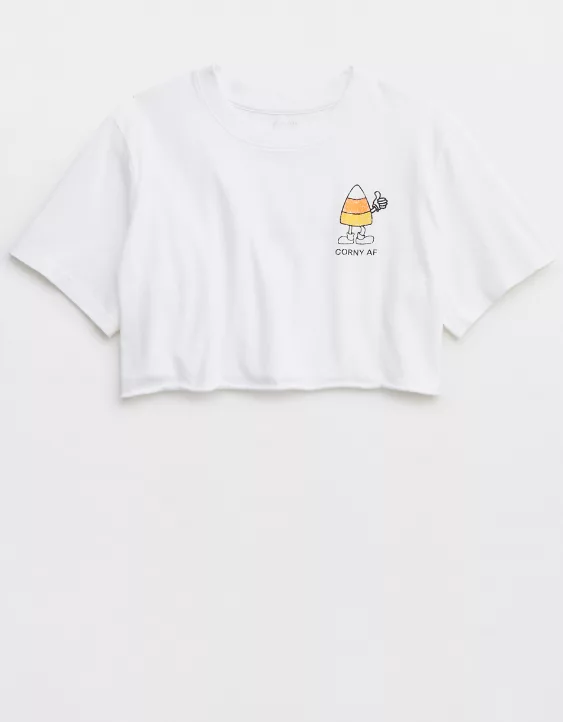 OFFLINE By Aerie Rock N Roll Cropped T-Shirt - Image 3