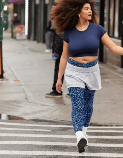 OFFLINE By Aerie Sidewalk Seamless Cropped T-Shirt