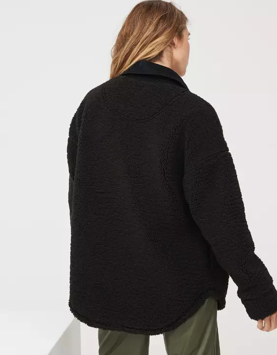 OFFLINE By Aerie Sherpa Corduroy Shacket - Image 2