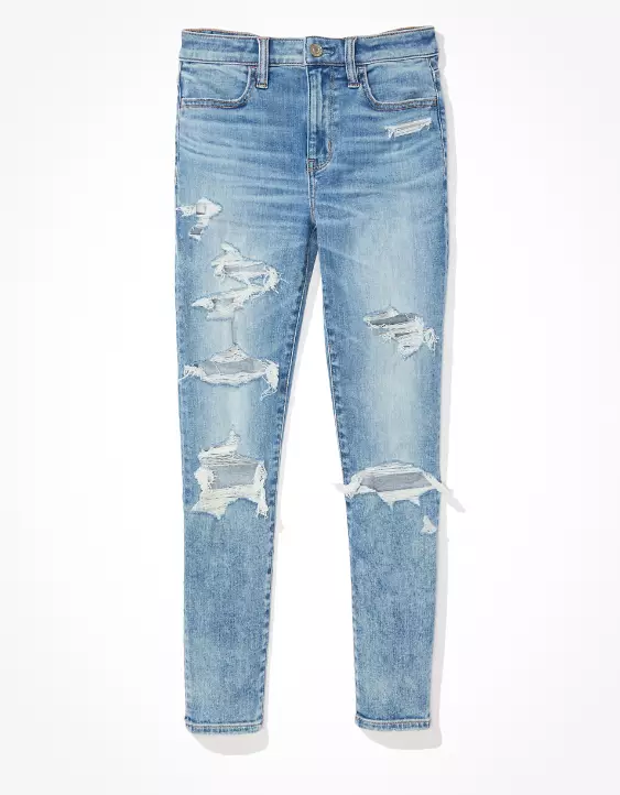 AE Next Level Ripped High-Waisted Jegging Crop - Image 3