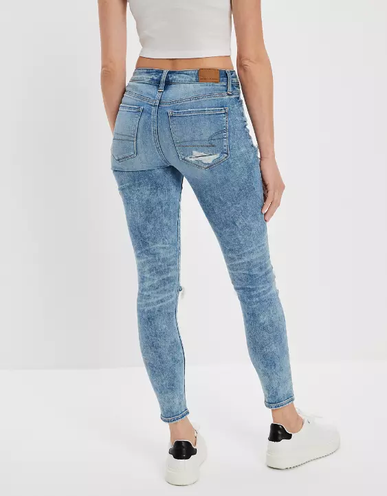 AE Next Level Ripped High-Waisted Jegging Crop - Image 2