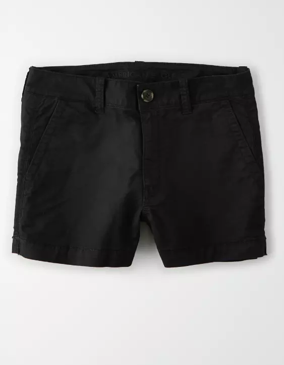 AE High-Waisted Khaki Short Short - Image 3