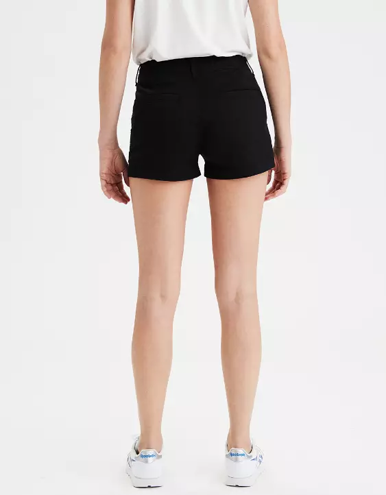 AE High-Waisted Khaki Short Short - Image 2