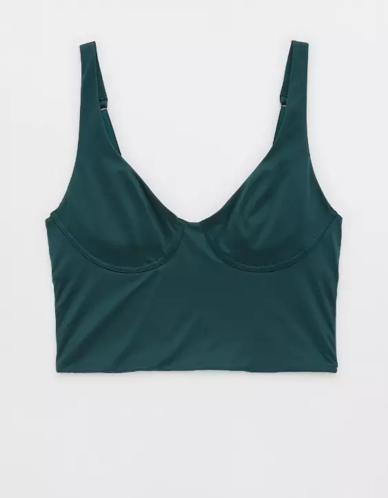 Aerie SMOOTHEZ Shine Corset Bra Top - Image 3