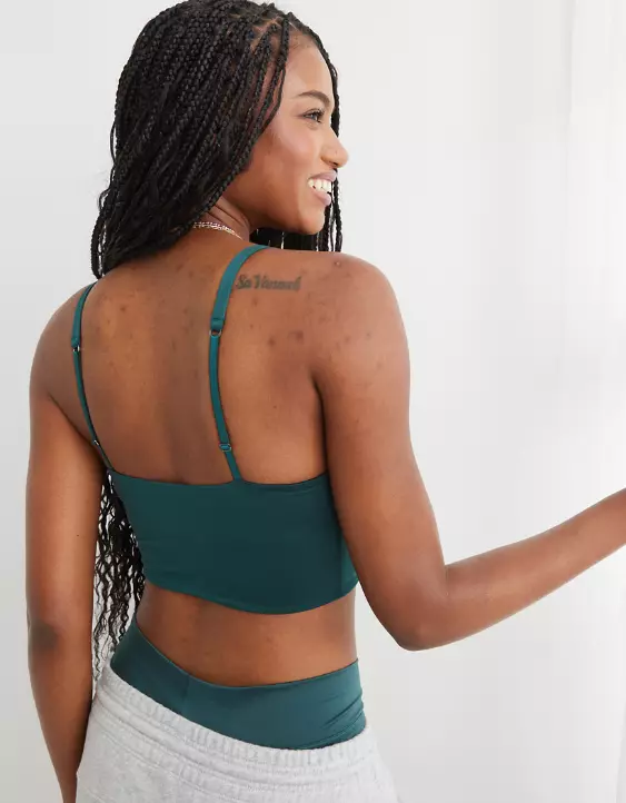 Aerie SMOOTHEZ Shine Corset Bra Top - Image 2