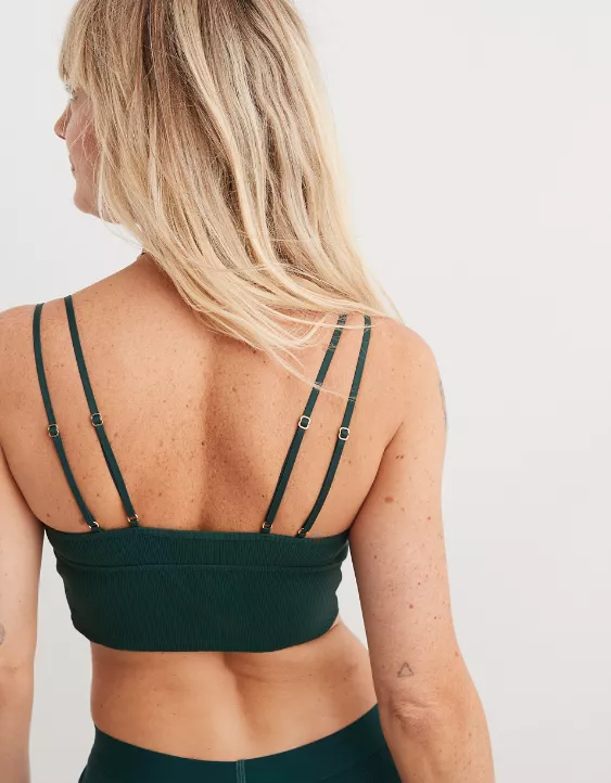 Aerie Superchill Cozy Lace Ribbed Bra Top - Image 2