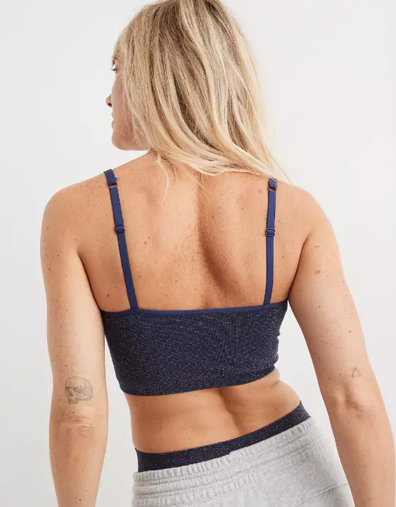 Aerie Superchill Seamless Ribbed Bra Top - Image 3