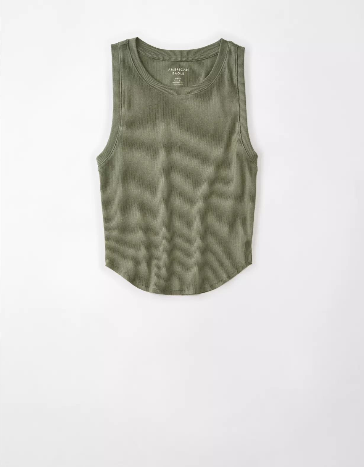 AE Cropped High Neck Daily Fave Tank Top
