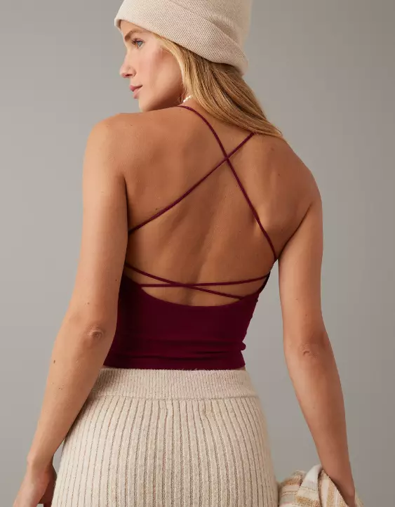 AE Strappy-Go-Lucky Cropped Tank - Image 3