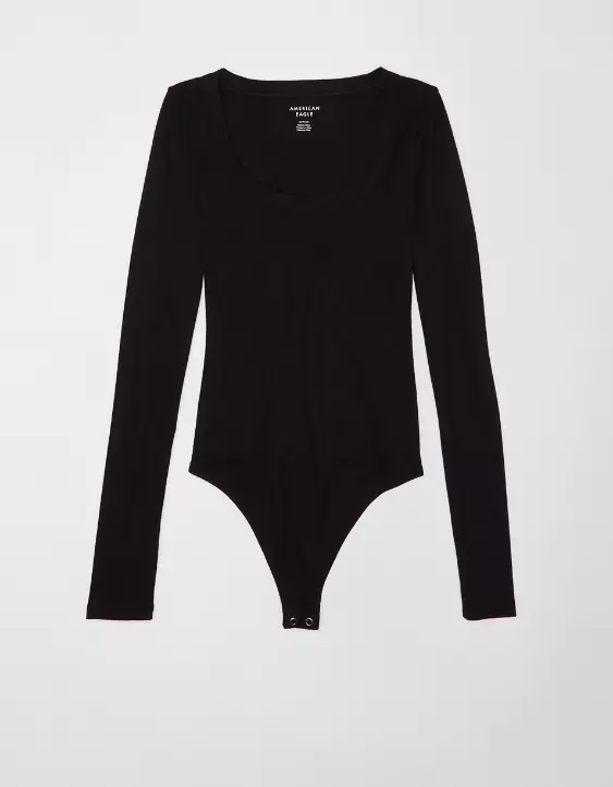 AE Long-Sleeve Scoop Bodysuit - Image 3