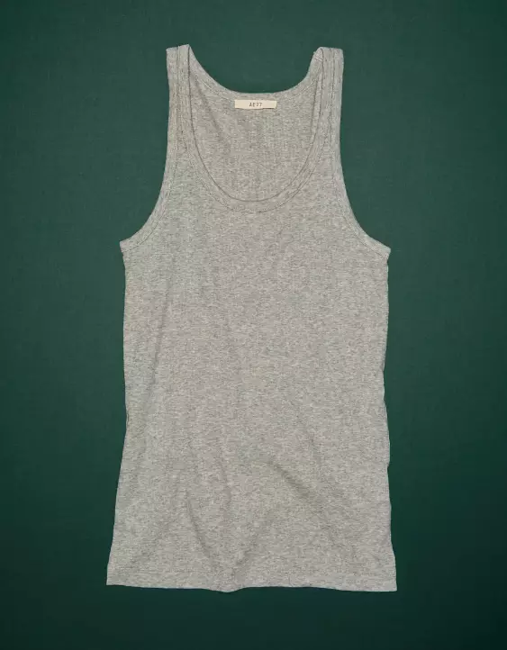 AE77 Premium Cotton Rib Tank - Image 3
