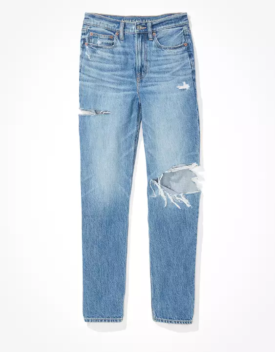 AE Ripped Highest Waist '90s Boyfriend Jean - Image 3