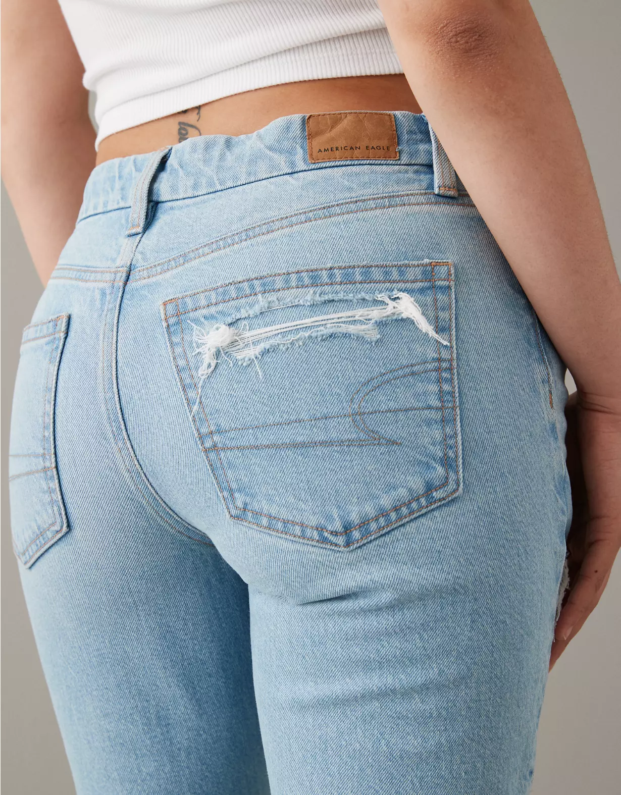 AE Stretch Ripped Curvy '90s Skinny Jean