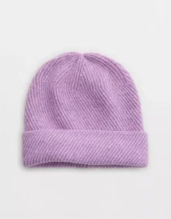 Aerie Ribbed Unreal Cashmere Beanie