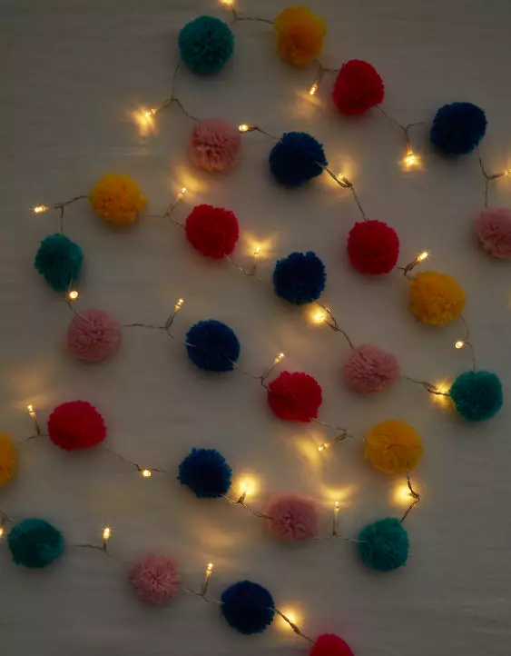 Aerie Sunnylife Pom Pom String Lights - Image 2