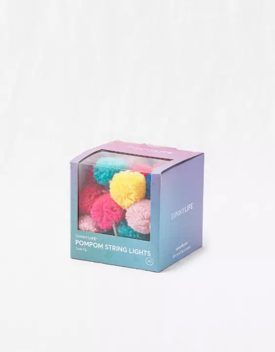 Aerie Sunnylife Pom Pom String Lights - Image 3