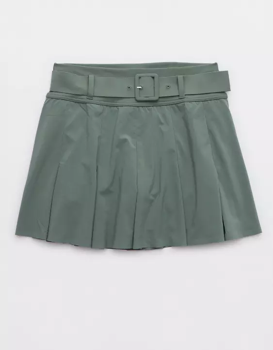 OFFLINE By Aerie Real Me Belted Pleated Skort - Image 3