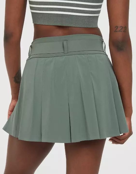OFFLINE By Aerie Real Me Belted Pleated Skort - Image 2