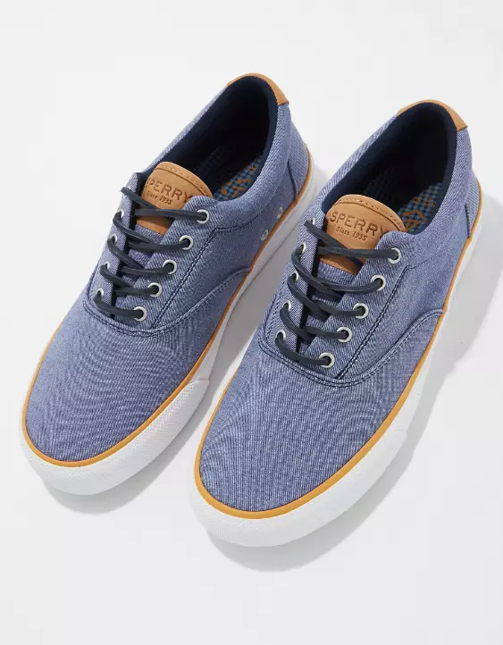 Sperry Men's Striper II CVO SeaCycled Twill Sneaker - Image 2