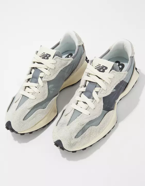 New Balance Men's 327 Suede Panel Sneaker - Image 2