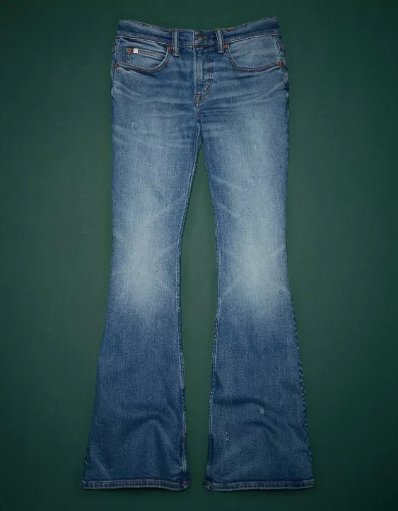 AE77 Premium Low-Rise Flare Jean - Image 3