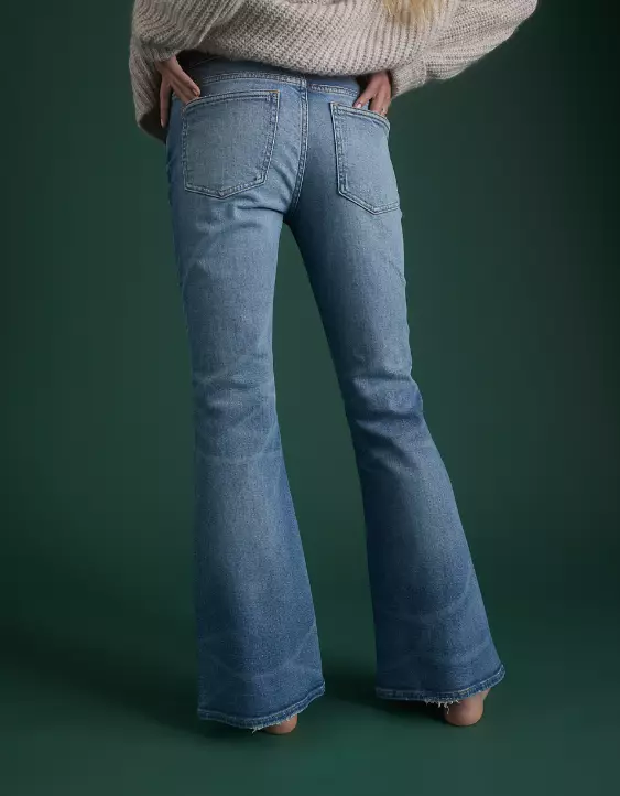 AE77 Premium Low-Rise Flare Jean - Image 2