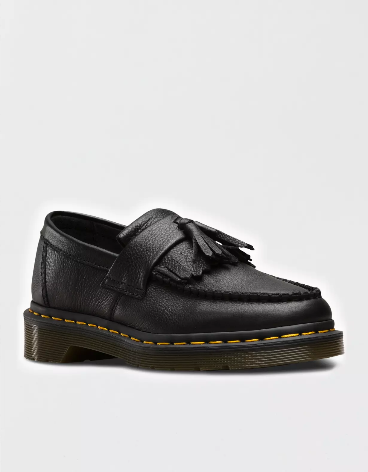 Dr. Martens Women's Adrian Yellow Stitch Tassel Loafers - Image 2